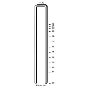 Agrafe Z-50 INOX - Cutie 9.500 buc.