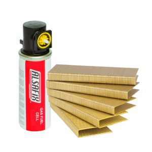 Pachet agrafe, capse capsator tip Z, zincate + tub gaz - dimensiuni diverse