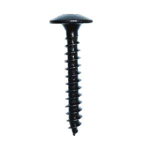 Suruburi galvanizate pentru lemn cu cap bombat, negre, diametru de 6mm - lungimi diverse - lungimi diverse